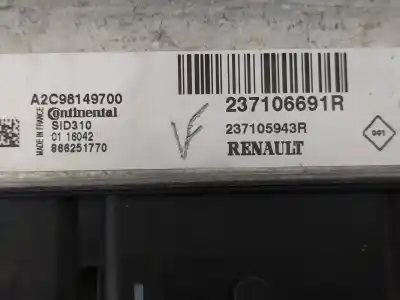 Second-hand car spare part ecu engine control for renault scenic iii expression oem iam references 237106691r  