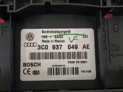 Recambio de automóvil de segunda mano de caja reles / fusibles para volkswagen jetta (1k2) 1.9 tdi referencias oem iam 3c0937049ae  