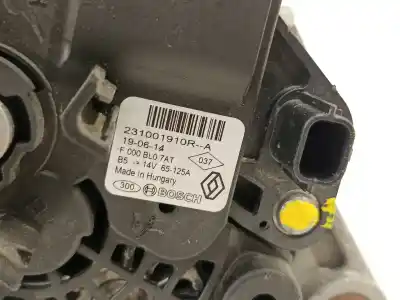 Gebrauchtes Autoersatzteil lichtmaschine zum dacia dokker ambiance oem-iam-referenzen 231001910r  