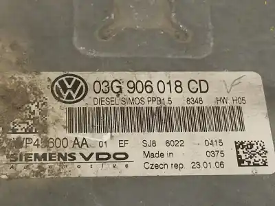 Автозапчастина б/у ебу контролер двигуна для volkswagen passat variant (3c5) highline посилання на oem iam 03g906018cd  