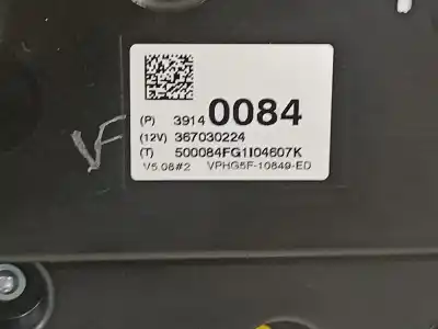 Second-hand car spare part dashboard for opel corsa e selective oem iam references 39140084  