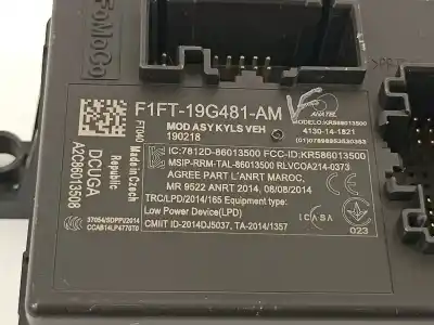 Pezzo di ricambio per auto di seconda mano modulo comfort per ford focus lim. titanium riferimenti oem iam f1ft19g481am  