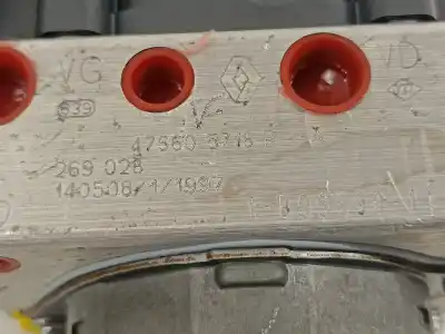 Peça sobressalente para automóvel em segunda mão abs por renault kangoo profesional referências oem iam 476605718r  
