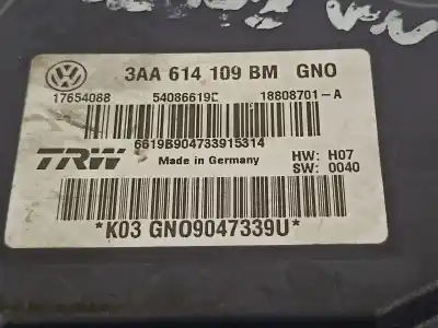 Peça sobressalente para automóvel em segunda mão abs por volkswagen cc (358) basis bluemotiontech referências oem iam 3aa614109bm  