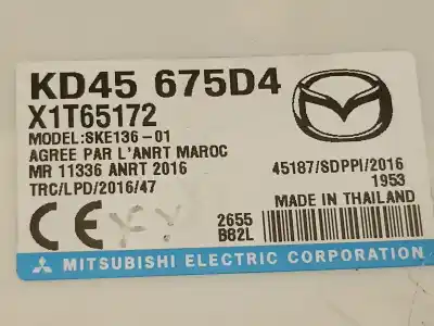 Second-hand car spare part electronic module for mazda cx-3 center-line oem iam references kd45675d4  x1t65172