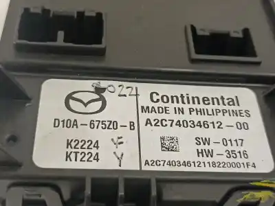 Second-hand car spare part electronic module for mazda cx-3 center-line oem iam references d10a675z0b  a2c74034612