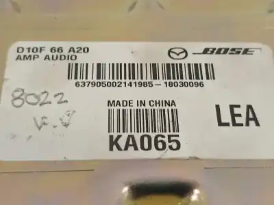 Second-hand car spare part audio system / radio cd for mazda cx-3 center-line oem iam references d10f66a20  