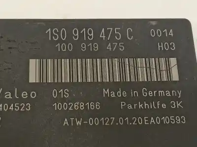 Second-hand car spare part electronic module for seat mii (kf1) @mii oem iam references 1s0919475c e311552 1q0919475