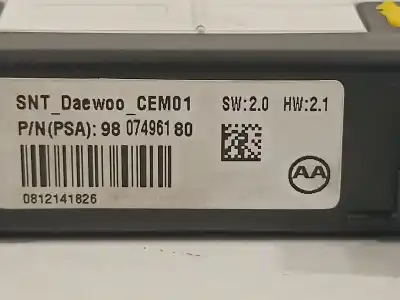 Second-hand car spare part multifunction display for citroen ds5 style oem iam references 9807496180  