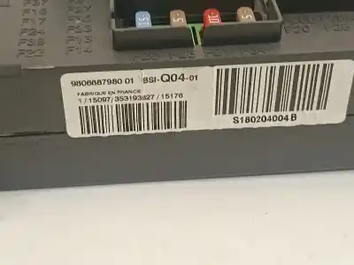 Second-hand car spare part fuse box unit for citroen ds5 style oem iam references 9806687980  