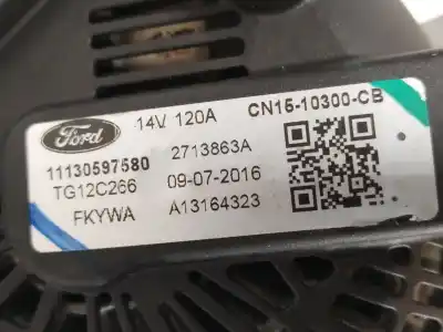 Pezzo di ricambio per auto di seconda mano alternatore per ford ka+ ultimate riferimenti oem iam cn1510300cb 2713863a 
