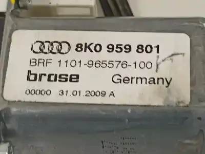 Автозапчастина б/у регулятор вікна передній лівий для audi q5 (8r) 2.0 tfsi (155kw) посилання на oem iam 8k0959801  