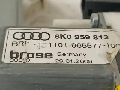 Автозапчастина б/у регулятор скла заднього правого для audi q5 (8r) 2.0 tfsi (155kw) посилання на oem iam 8r0839462b  8k0959812