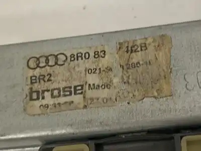 Автозапчастина б/у регулятор переднього правого скла для audi q5 (8r) 2.0 tfsi (155kw) посилання на oem iam 8r0837462b  