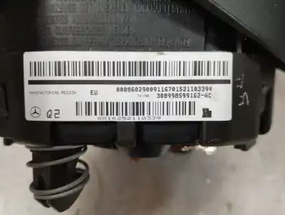 Автозапчастина б/у комплект подушки безпеки для mercedes-benz clase c (w205) familiar c 220 t cdi bluetec edition 1 (205.204) посилання на oem iam a2056801287 308998599162 a2059008618