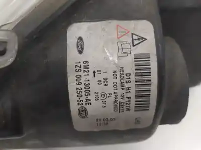 Second-hand car spare part right headlight for ford s-max (ca1) titanium oem iam references 6m2113005ae  