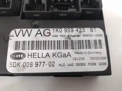 Автозапчасти б/у комфортный модуль за volkswagen jetta (1k2) 1.9 tdi ссылки oem iam 1k0959433bt  5dk008977