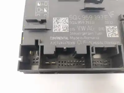 Pezzo di ricambio per auto di seconda mano modulo elettronico per skoda octavia combi (5e5) ambition riferimenti oem iam 5q4959393e a2c7494670300 5q4959393b