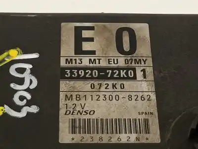 Автозапчастина б/у ебу контролер двигуна для suzuki swift berlina (mz) gl посилання на oem iam 3392072k0  mb1123008262
