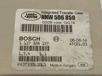 Автозапчасти б/у блок управления автоматической коробкой передач за land rover range rover sport 2.7 td v6 cat ссылки oem iam nnw506850  1137328137
