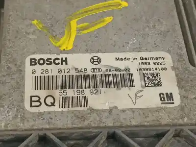Pezzo di ricambio per auto di seconda mano centralina motore per opel astra h caravan cosmo riferimenti oem iam 55198921  0281012548