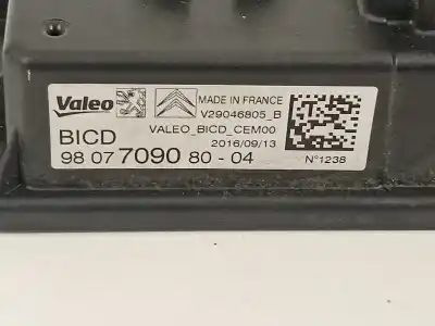 Second-hand car spare part electronic module for citroen c4 lim. shine oem iam references 9807709080  