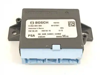 Second-hand car spare part electronic module for citroen c4 lim. shine oem iam references 9800094580