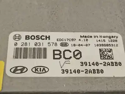 Автозапчасти б/у блок управления двигателем за hyundai i30 (pd) essence ссылки oem iam 391402abb0  