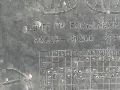 Second-hand car spare part left bumper grille for kia rio basic oem iam references 865231w200  