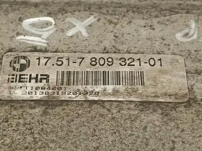 Pezzo di ricambio per auto di seconda mano intercooler per bmw x5 (e70) xdrive30d riferimenti oem iam 17517809321  t1084001