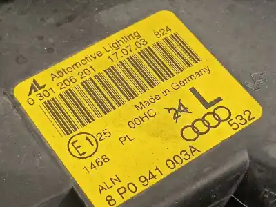 Автозапчастина б/у ліва фара для audi a3 (8p) 1.9 tdi посилання на oem iam 8p0941003a  0301206201