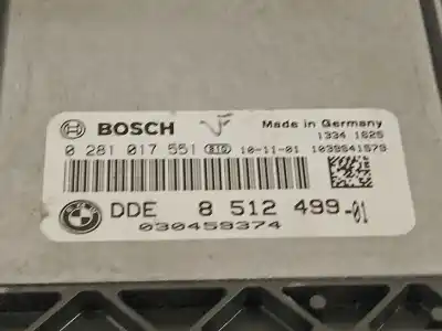 Second-hand car spare part ecu engine control for bmw serie 1 berlina (e81/e87) 118d oem iam references 8512499  