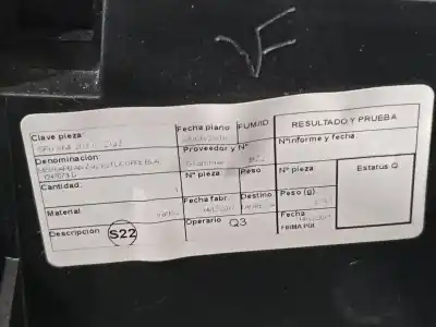 Pezzo di ricambio per auto di seconda mano bracciolo centrale per seat leon (5f1) fr riferimenti oem iam 5f0864207c  