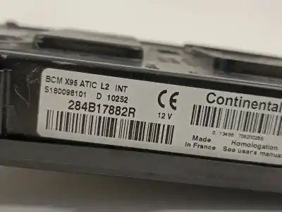 Second-hand car spare part electronic module for renault scenic iii emotion oem iam references 284b17882r  