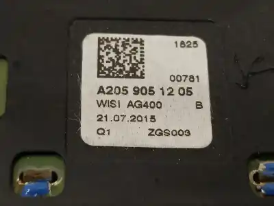 Автозапчастина б/у електронний модуль для mercedes-benz clase c (w205) familiar c 220 t cdi bluetec edition 1 (205.204) посилання на oem iam a2059051205  