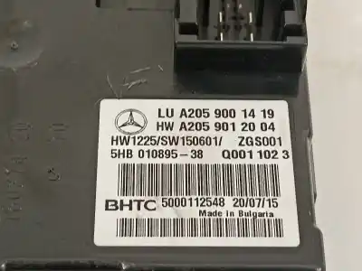 Автозапчастина б/у електронний модуль для mercedes-benz clase c (w205) familiar c 220 t cdi bluetec edition 1 (205.204) посилання на oem iam a2059001419  