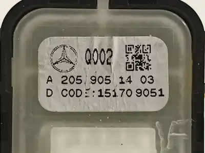Автозапчастина б/у вимикач для mercedes-benz clase c (w205) familiar c 220 t cdi bluetec edition 1 (205.204) посилання на oem iam a2059051403  