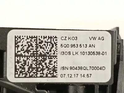 Second-hand car spare part indicator switch for seat leon (5f1) fr oem iam references 5q0953507jb  