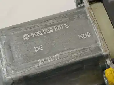 Second-hand car spare part driver left window regulator for seat leon (5f1) fr oem iam references 5f4837461d 0130822717 5q0959801b