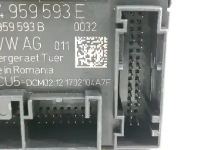 Second-hand car spare part comfort module for seat leon (5f1) fr oem iam references 5q4959593e a2c7494650400 5q4959593b