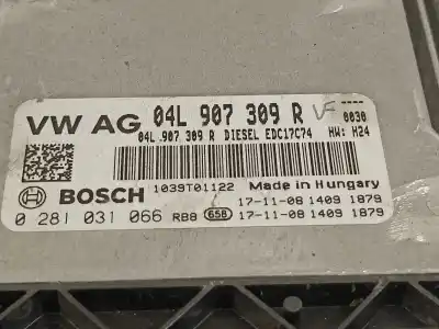 Second-hand car spare part ecu engine control for seat leon (5f1) fr oem iam references 04l907309r  