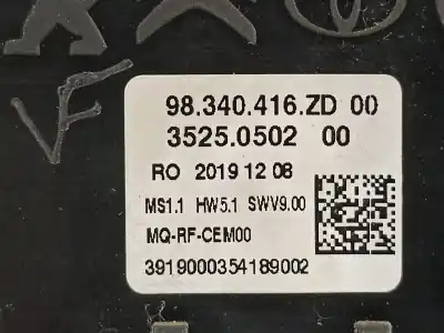 Автозапчасти б/у климат-контроль за citroen jumpy fugón club m ссылки oem iam 98340416zd  