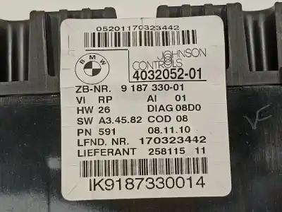 Peça sobressalente para automóvel em segunda mão quadrante por bmw serie 1 berlina (e81/e87) 118d referências oem iam 62109283801 62109283802 4032052