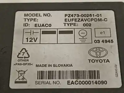 Автозапчасти б/у электронный модуль за toyota rav 4 (a3) executive ссылки oem iam pz47300261  