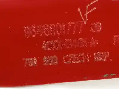 Second-hand car spare part left side light for citroen c4 berlina vtn@v oem iam references 9646801777  