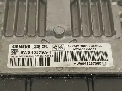 Second-hand car spare part ecu engine control for citroen c6 básico oem iam references 9648237680  