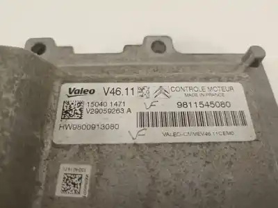 Second-hand car spare part ecu engine control for citroen c3 attraction oem iam references 9811545080  