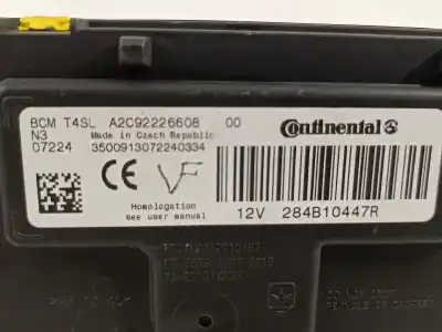 Second-hand car spare part electronic module for renault clio iv business oem iam references 284b10447r  