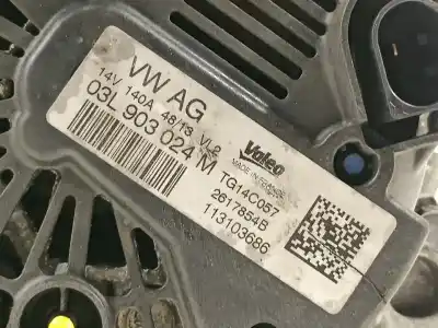 Автозапчастина б/у генератор для volkswagen caddy ka/kb (2c) comfortline посилання на oem iam 03l903024m  