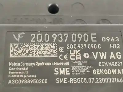 Автозапчастина б/у електронний модуль для seat arona xperience посилання на oem iam 2q0937090e a3c0988950200 2q0937090c